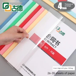 Busta Hot Melt in PVC trasparente A4 copertina per rilegatura in plastica da 4mm rilegatura a contratto carta per rilegatura a libro documento Voucher manica per colla a caldo