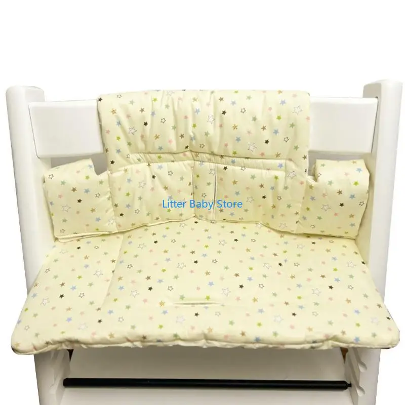 N80C Baby Growth Chair Cushion Non-slip Children's Dining Chair Cushion Dining Table Cover Accessories Waterproof