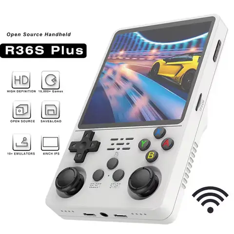 SUMREDA R36 Plus Retro Game Console Handheld Video Gaming Emulator consoles Draagbare Pocket Game Player gameboy kinderen Speelgoed
