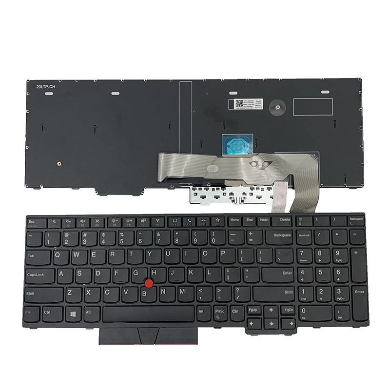 

US Black Keyboard for Lenovo IBM ThinkPad L15 gen 2 (Type 20X7, 20X8,20X3 20X4)