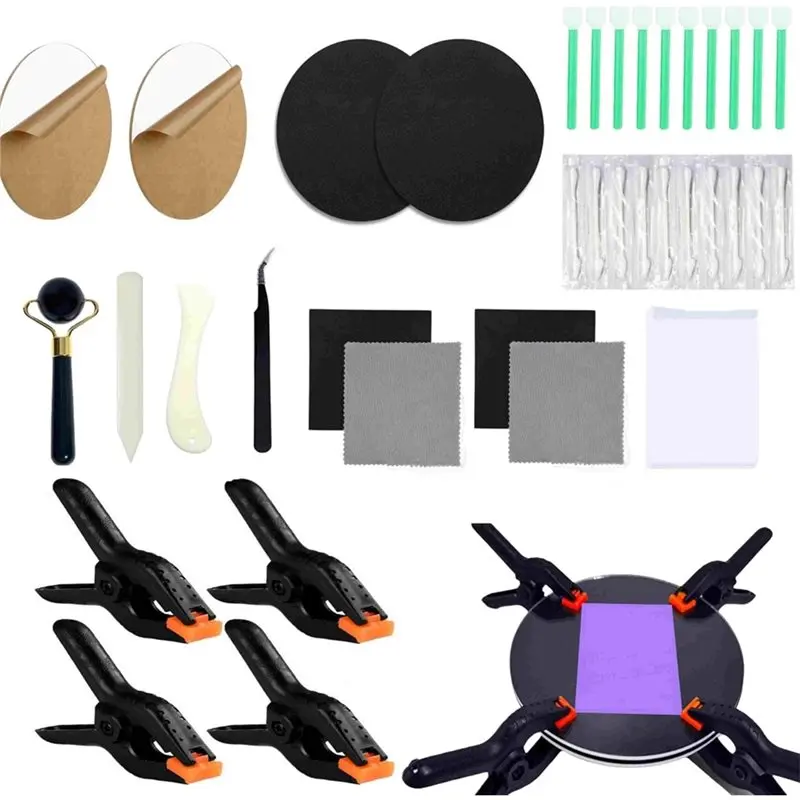 【Ship Within 86Pcs Tools Trading Card Care Accessory Kit, Sports Card Care Repair Flattening Kit, For Card Care Or Cleaning And