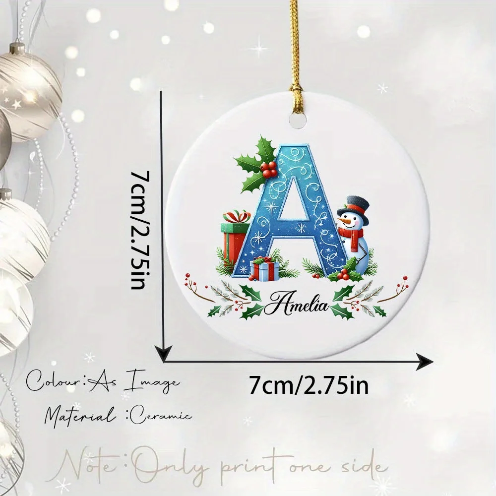 Babys Xmas Ornament 2025 Babys First Christmas Reindeer Ornament for Baby with Name and Date Personalized Baby's 1st Gift