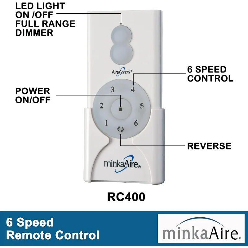 Minka-Aire Outdoor Ventilador de teto, motor DC, acabamento Carvão, F896-65-CL, Xtreme H2O, 65"