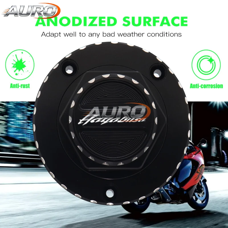 Keyless Motorcycle Fuel Gas Tank cap Cover  Parts For SUZUKI GSXR 1300/Hayabusa 2008-2013 2009 2010 2011 2012 2014 2015-20