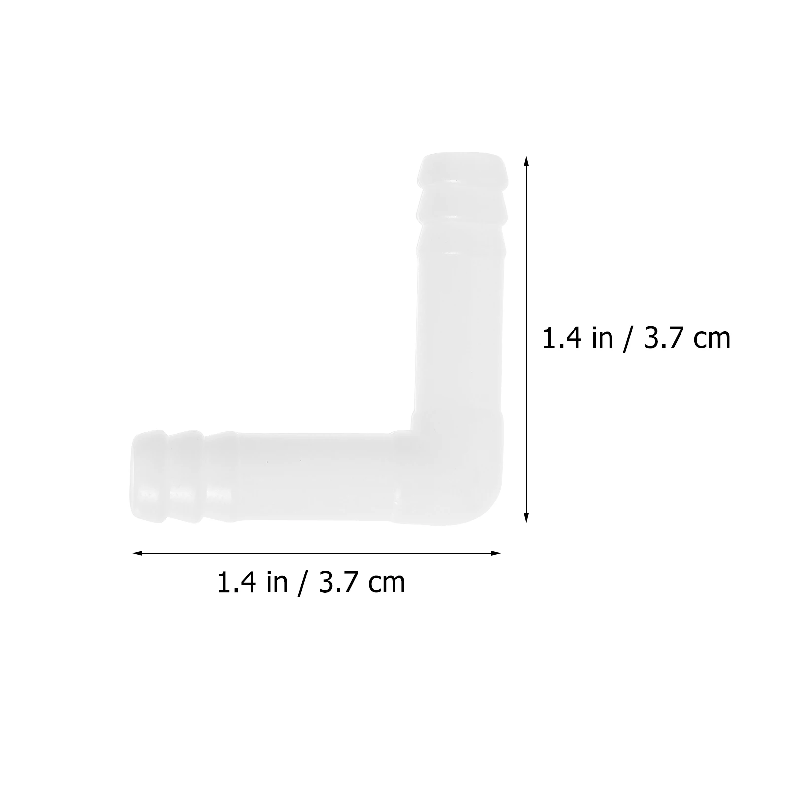 

10pcs 90 Degree Pp Elbow Connectors Right Angle Plastic Tubing Fittings For Aquarium Hose Barbs L Shaped Adapters