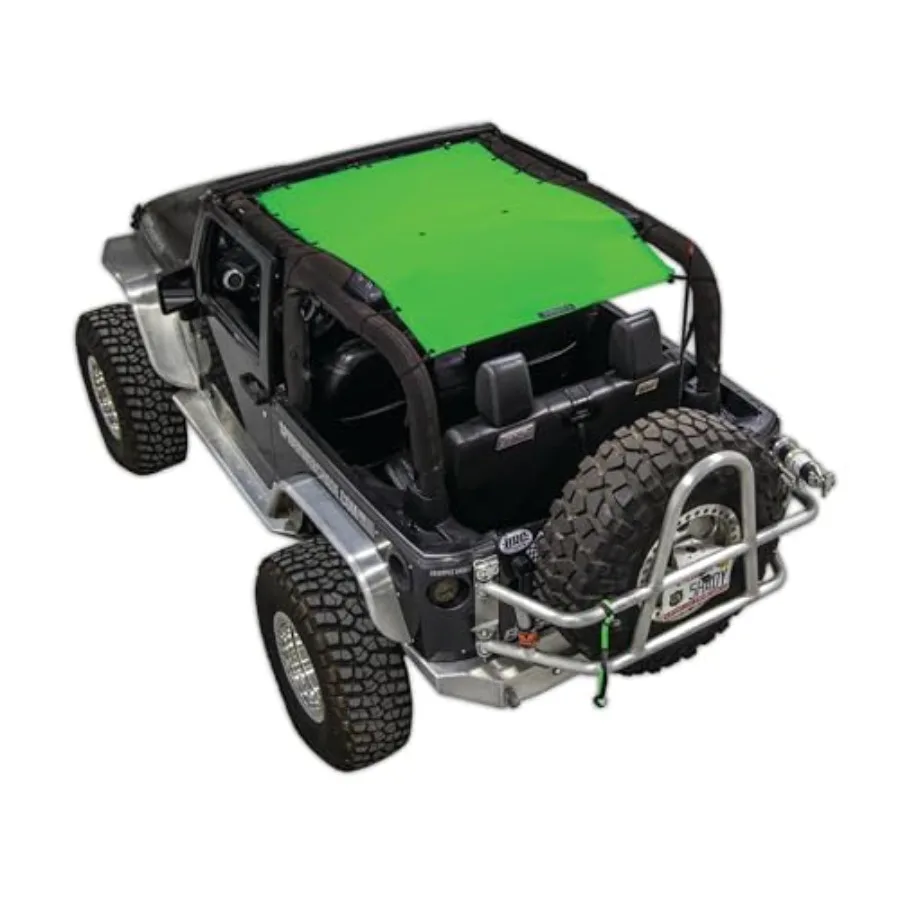 

SPIDERWEBSHADE оригинальный 2-дверный полный солнцезащитный козырек JK 2007-2017, предназначенный для Jeep Wrangler JK Rubicon Sahara Sport, все накладки Prov