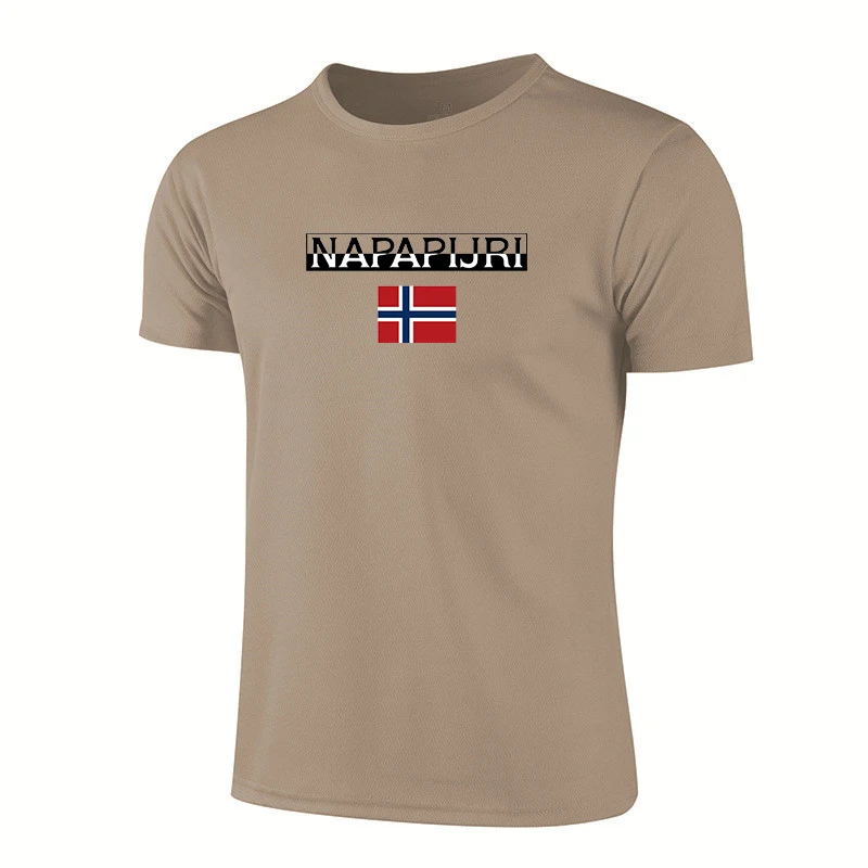 Men's Running T-shirt Fitness Sport Short sleeve T-shirt Training Jogging T-shirt Fitness sport quick dry short sleeve T-shirt image 2