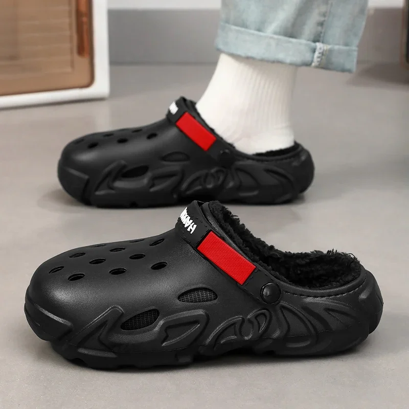 Men's Slippers Shoes for Men Work Wear Non-slip Couple Women Home Shoes Soft and Comfortable Platform Added Cotton Ventilate