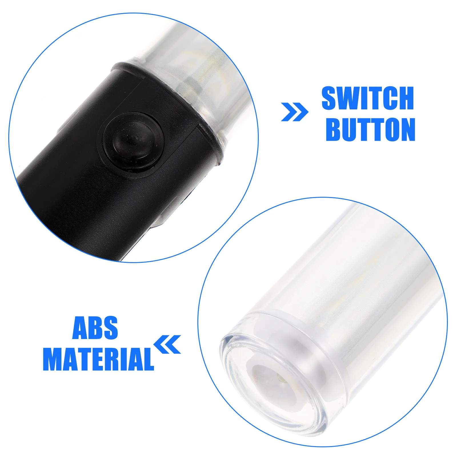 

1pc Glow Stick Creative Luminous Fan Traffic Rod For Party Concert Holiday Decor Reusable Cheering Stick Durable Abs