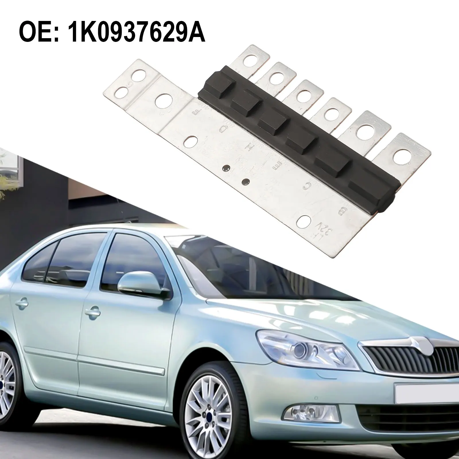 Car Maintenance Fuse Piece 1K0937629A Fuse Anti-corrosion Easy To Use Metal Material Non-deformation Quick To Install