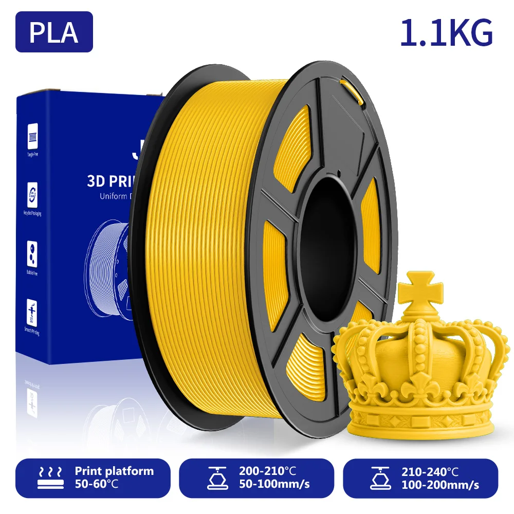 JAYO 1 Rolle PETG/ABS/PLA/PLA Transparentes Regenbogen 3D-Drucker-Filament 1,75 mm, blasenfrei und ungiftig, 3D-Druckmaterialien für 3D