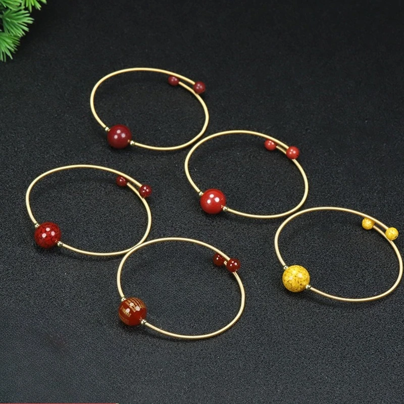

Popular Cinnabar Bracelet, Fashionable and Versatile Temperament Jewelry
