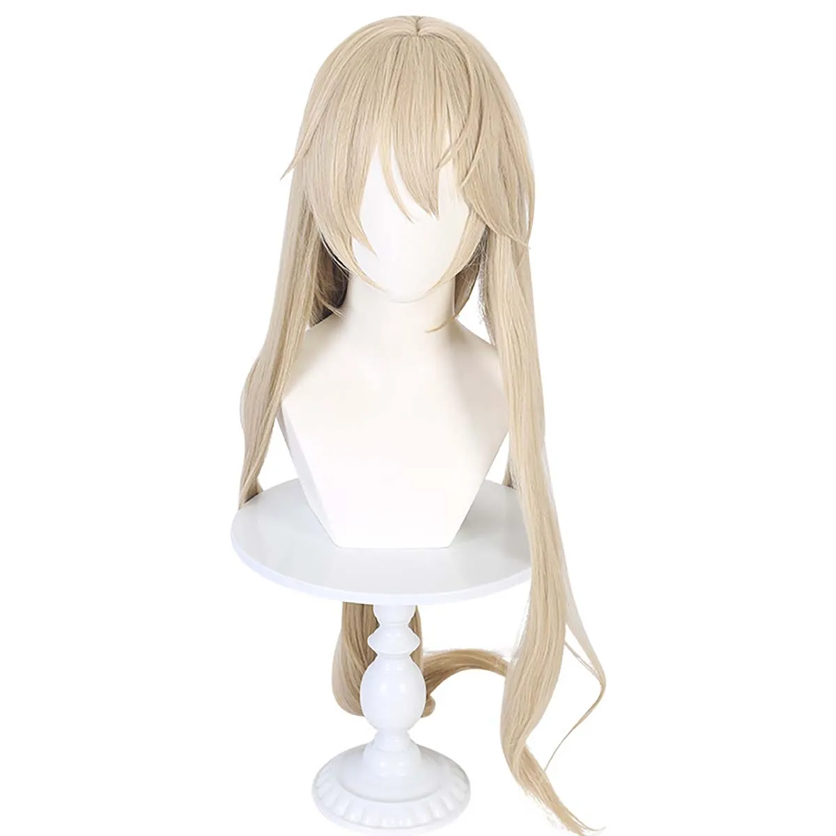 Honkai: Star Rail Luocha Cosplay Wig Heat Resistant Synthetic Hair Long Linen Gradient Hair