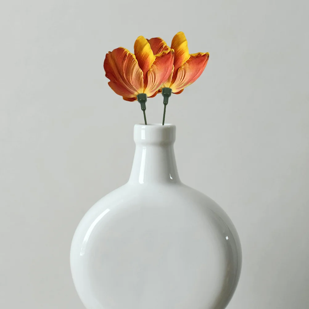 

15Pcs Floral Arrangement Poles Durable PVC Flower Stems for Wedding Party Home Decor Extendable Vials Crafts Tools