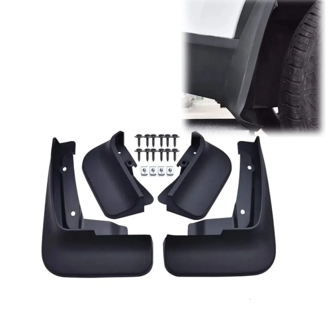 For VW Transporter T5 T6 T7 Caravelle Multivan 2004 - 2021 2014 2015 2016 2017 2018 2019 Fender Mudflaps Splash Guards Mudguards