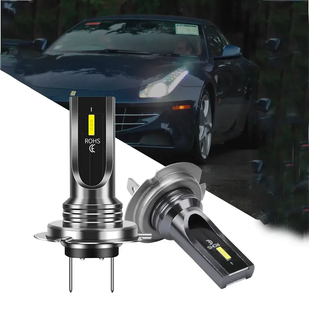 2 Stuks Csp H7 Led Koplamp Vervanging Xenon Hi/Low Kit Lampen Beam 6000K Canbus Foutloze Koplamp Super Helder