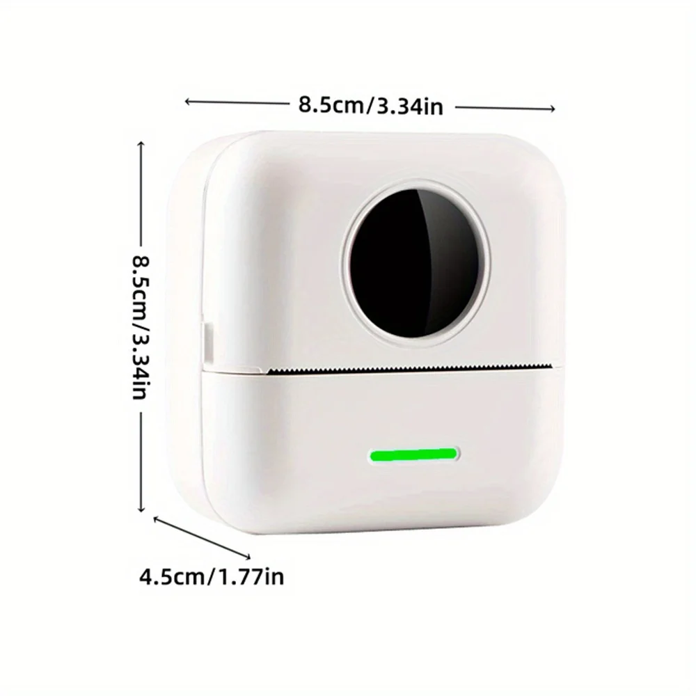 Mini Pocket Printer, Portable Thermal Printer, for Android or iOS APP, Inkless Printer Gift for Friends, Used in Home, Office