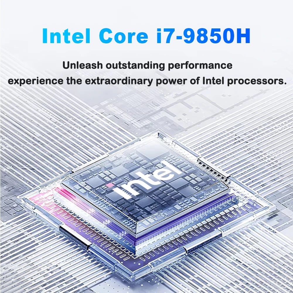 Ноутбук 14.1 дюйма, Intel Core i7 9850H, Atom 3950, ультратонкий, 12 ГБ ОЗУ, 1 ТБ/2 ТБ SSD, для офиса и учебы, 1920*1080, Windows 11