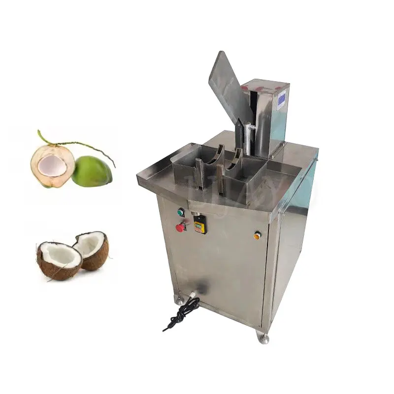 Automatic Coconut Opening And Cutting Machine For Cutting Coconut Artifact Electric Coco Opening Machine