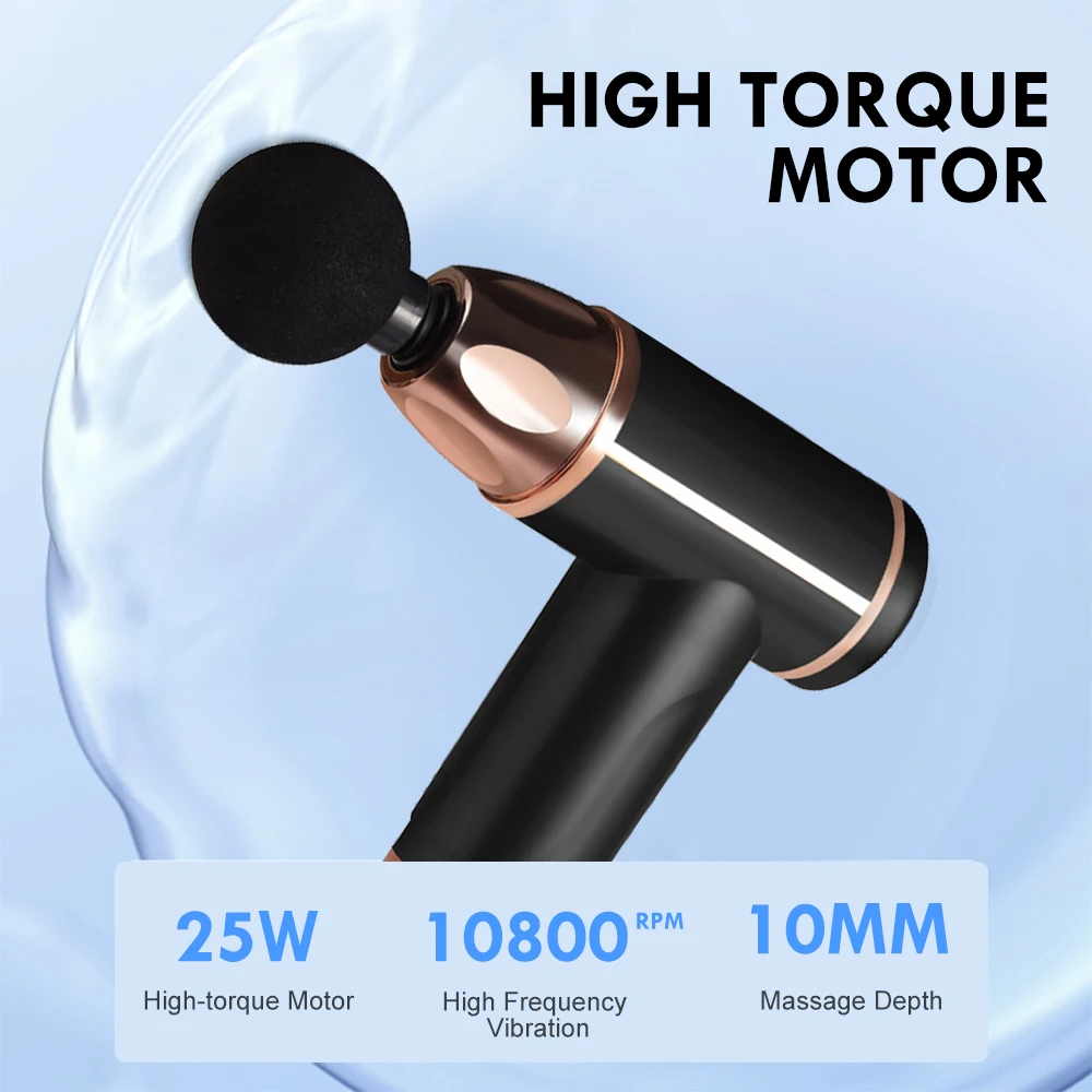 High Frequency Massage Gun Muscle Relax Body Relaxation Electric Massager Therapy Gun For Fitness Leg Massager