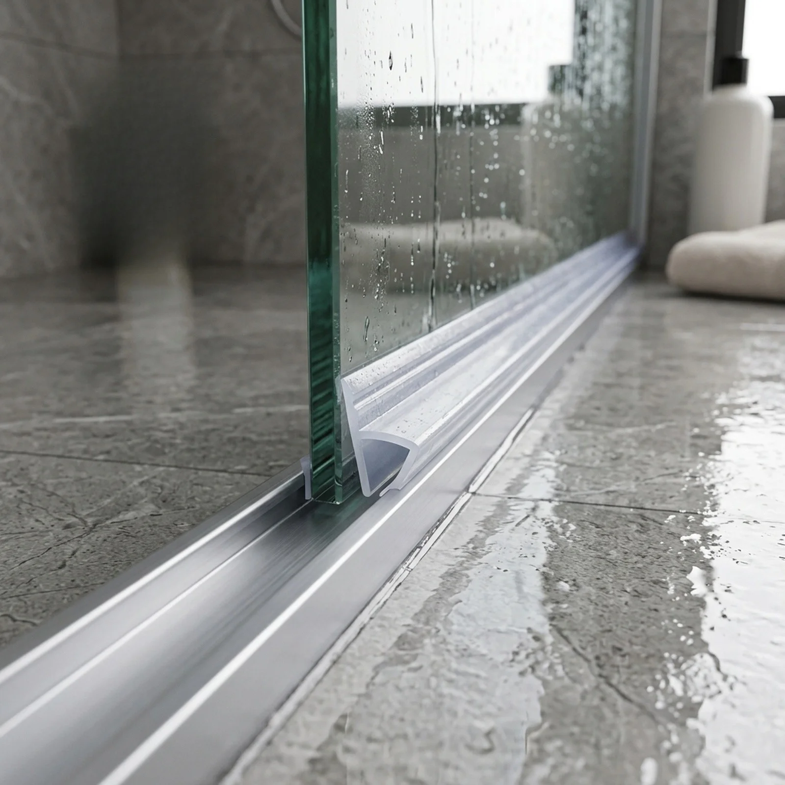 High Quality Office Home Sealing Strip Bumper Strip Windproof 1 Pcs 6~12 MM Gap Curved Flat Glass Door  High Quality