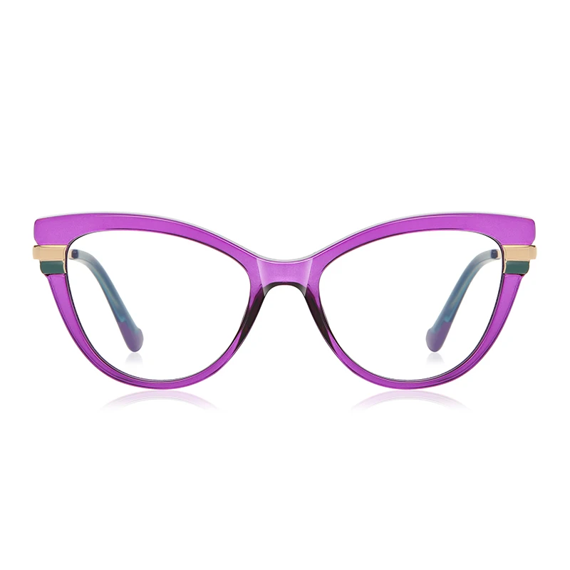 VCKA Cat Eye Myopia Glasses Frame High Quality 2025 NEW Fashion Women Anti Blue Light Custom Prescription  Eyewear -0.50 TO -10