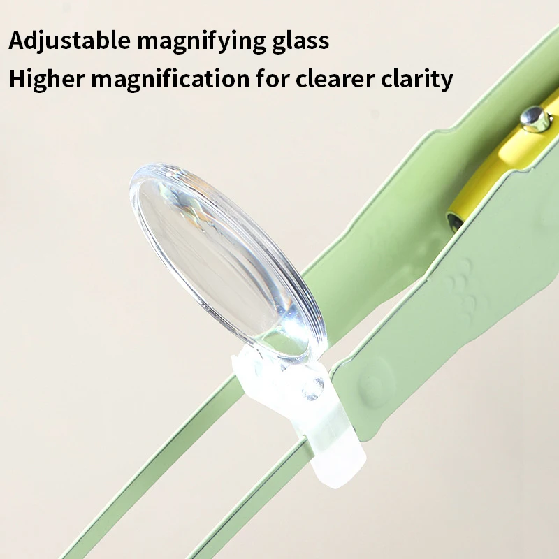 Infant Luminous Ear-Cleaning Tool Kids Lighted Ear Spoon Tweezers Set Safe Ear Pick