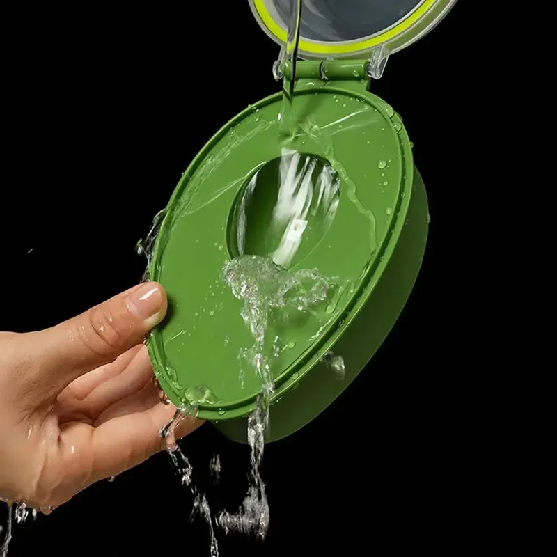 Snap-on Avocado Storage Container - Kitchen Food Crisper Box for Fruits Vegetables, Keep Fresh Longer