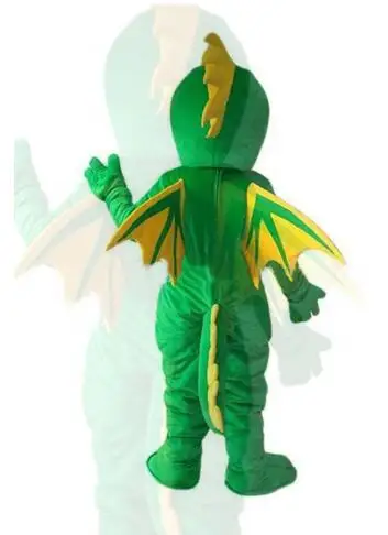 New Adult Green Dragon Mascot Costume Cosplay Mascotte Fancy Dress Character Carnival Christmas Celebration Mascot Costume