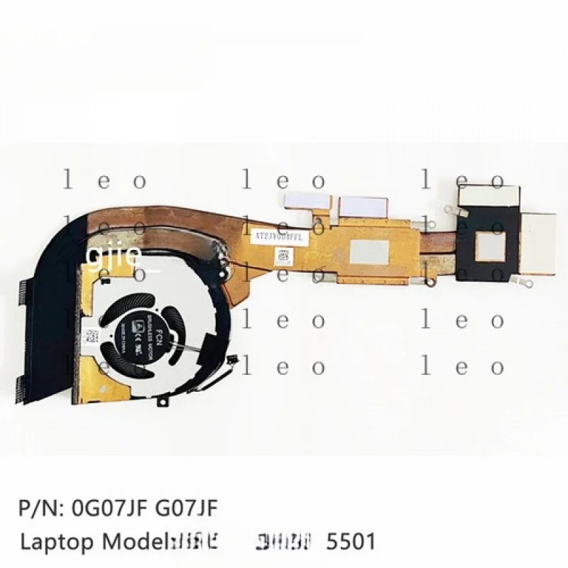 

CC NEW For Dell Latitude 5501 CPU Cooling Heatsink & Fan 0G07JF