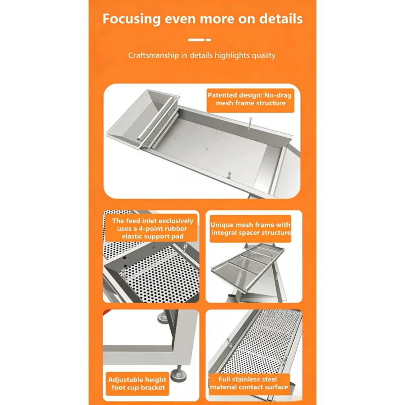 Commercial Deck Screening Household Mesh Sifter Quarry Series Circular Tobacco Vibrating Screen Powder Sieving Machine