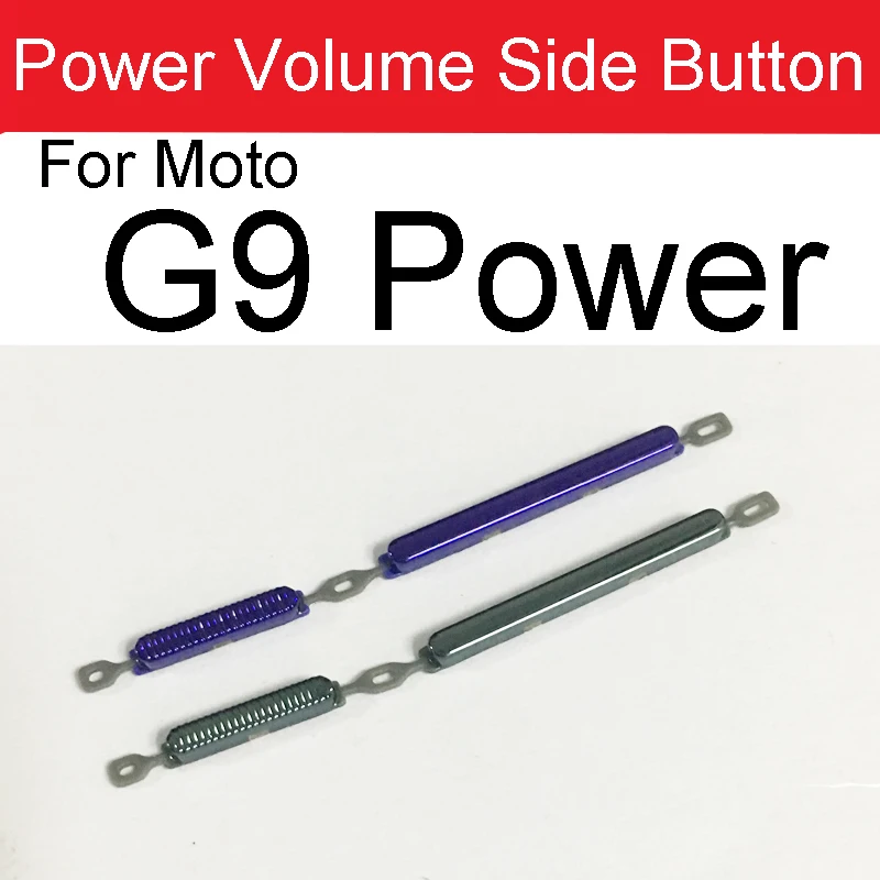 ON OFF Power Button + Volume Side Key For Motorola Moto G8 Play G8 Plus G8 Power Lite G9 Plus G9 Power Volume Power Side Button