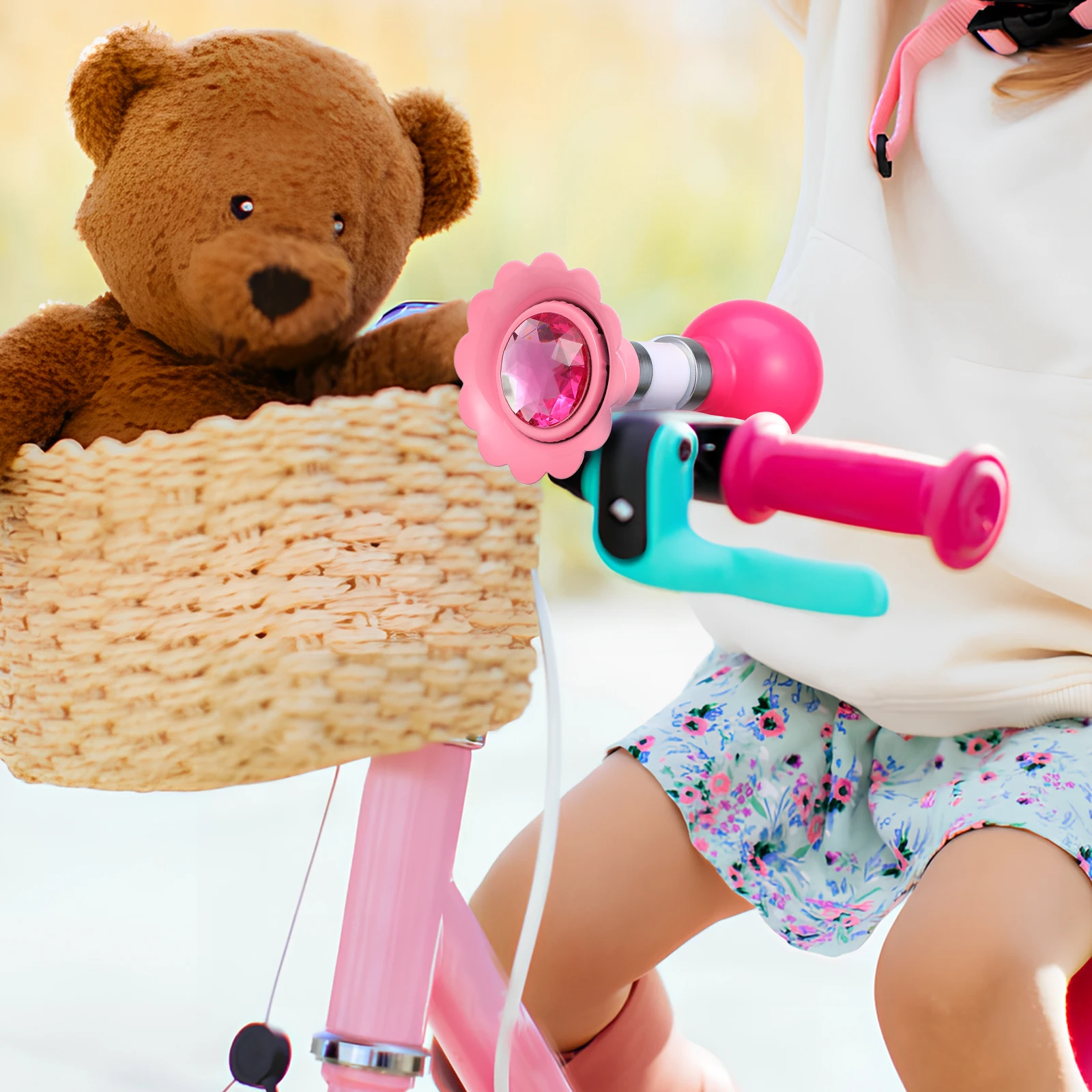 

Bicycle Horn Cartoon Design Clear Sound Iron Material Easy Install Bike Bell Bike Bell For Kids Accessories