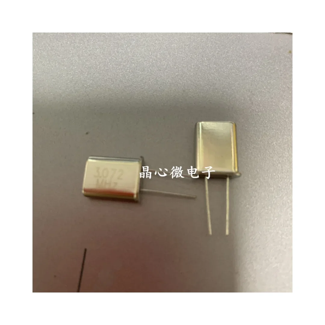 

100PCS/ HC-49U in-line crystal oscillator passive 2-pin 3.072M 3.072MHZ Shi Ying crystal oscillator crystal resonator