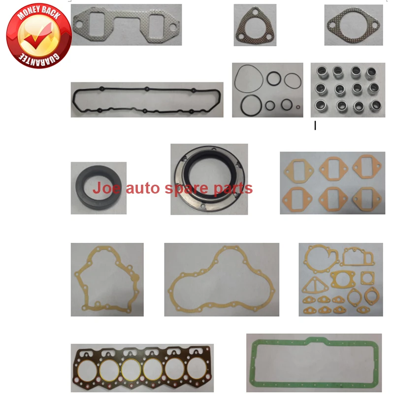 6DR5 Engine Full gasket set kit for Dodge D100 D200 Mitsubishi Fuso Canter Rosa Jupiter T44 3.988 cc 4.0L