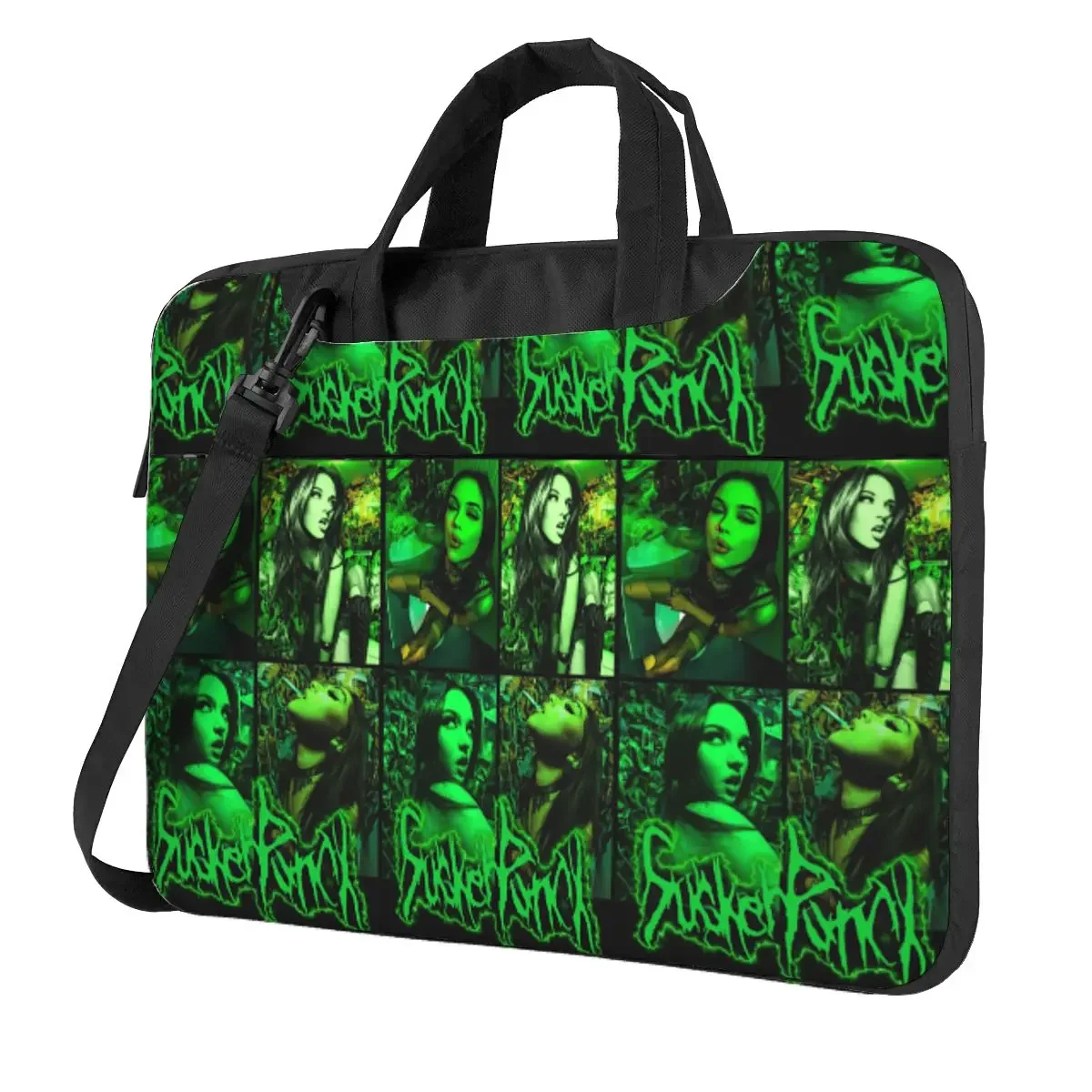 

Suckerpunch Collage Crossbody Laptop Bag Case Computer Bag Resistant Protective Notebook Pouch for Macbook Pro Lenovo