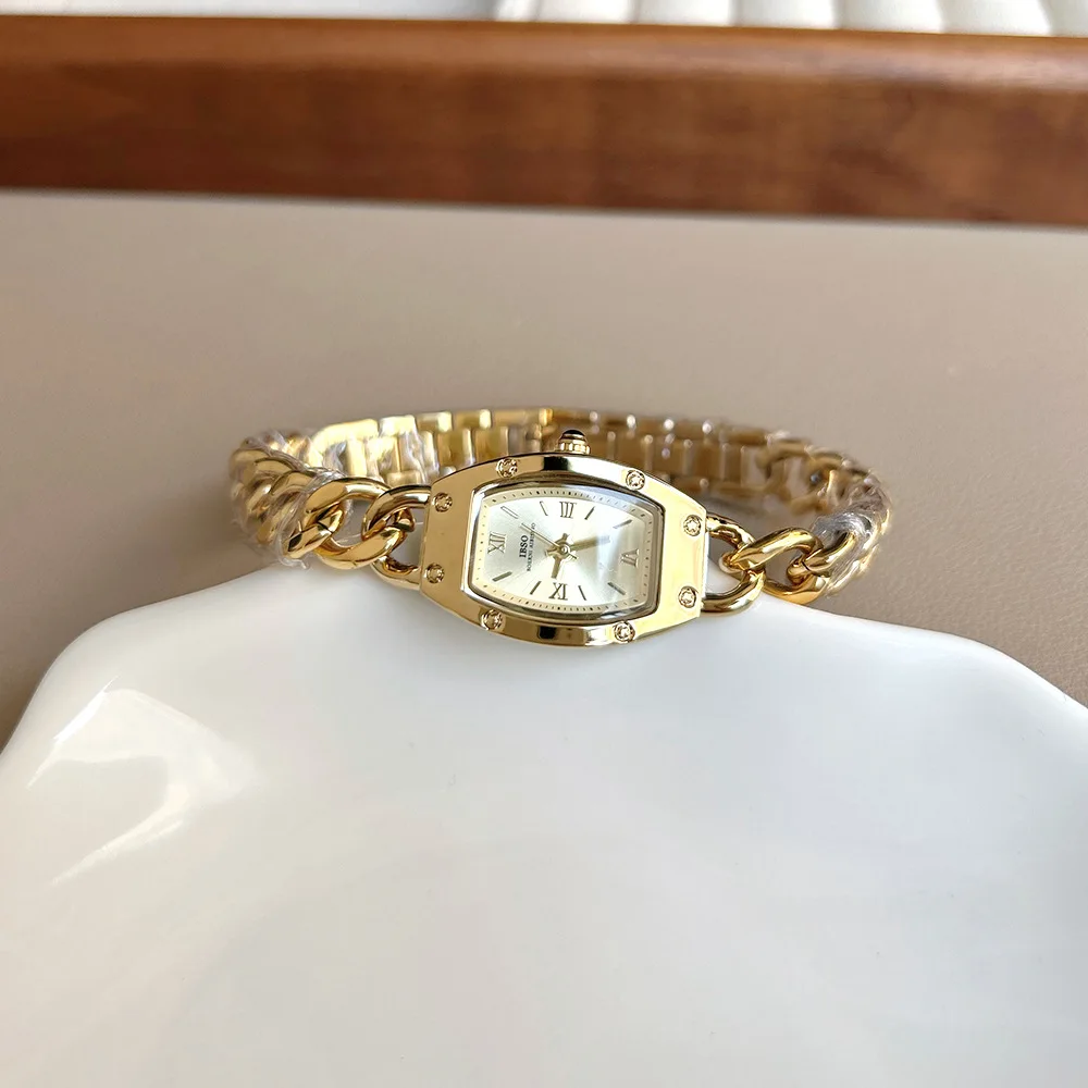 

New Bracelet Watch, Barrel-Shaped Fashionable Small Dial Women'S Wristwatch, High-Quality Selected Watch, Women'S Luxury Watch.