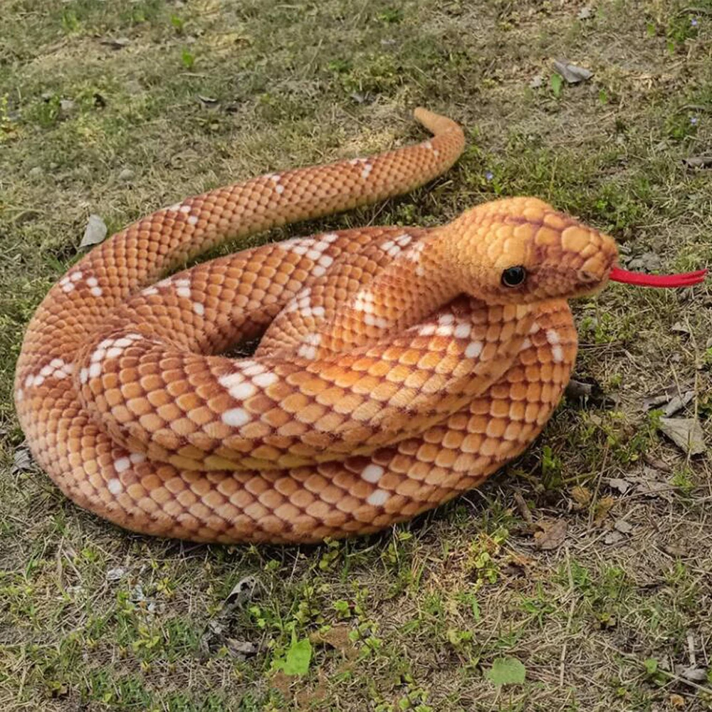 Peluche per bambini farciti con serpente simulato Boa Constrictor