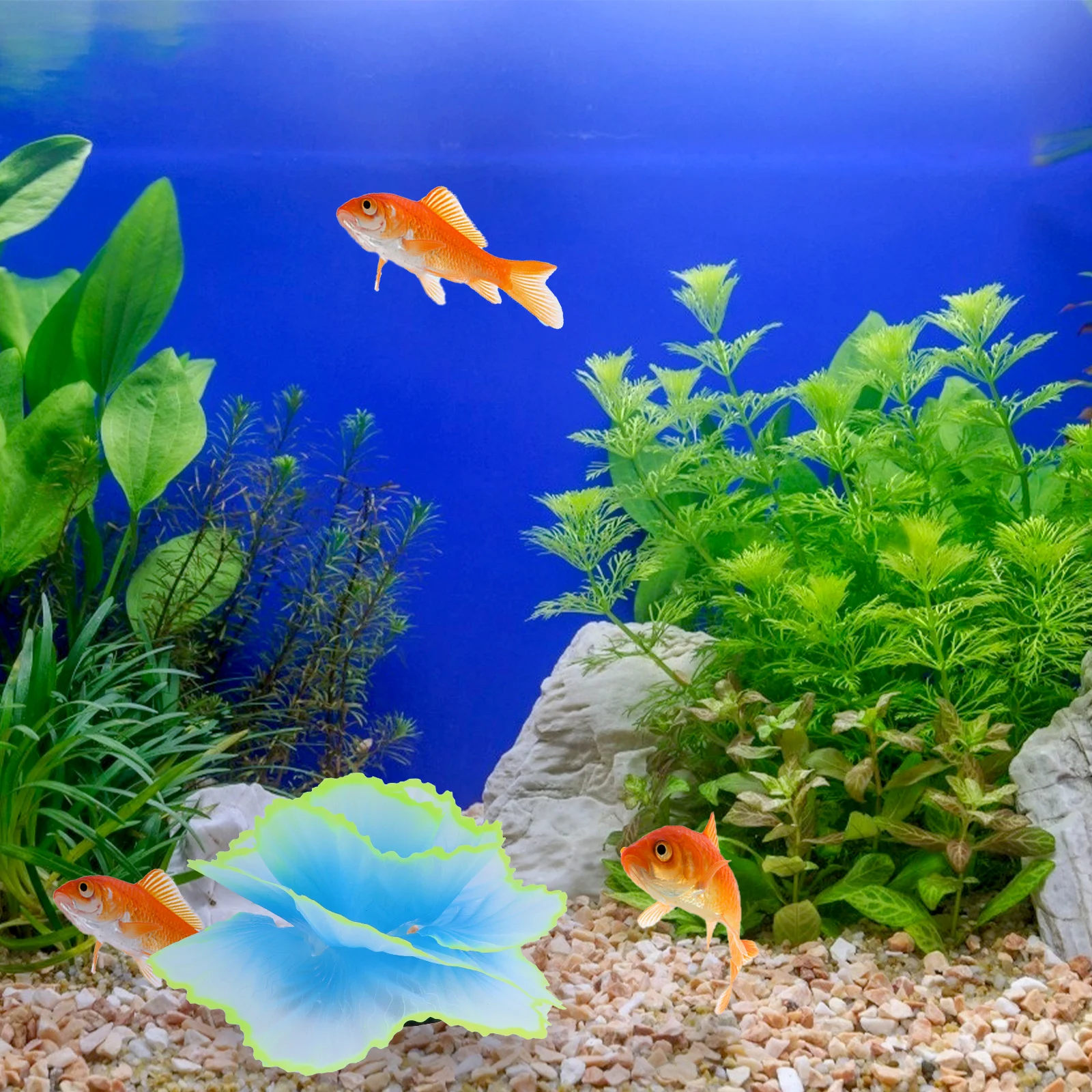 

1Set Simulation Coral Resin Aquarium Ornament Artificial Fish Tank Landscape Decor Durable Lifelike Glowing Plant