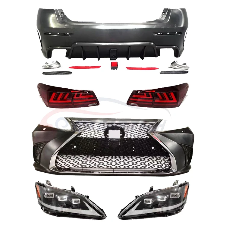 

PP Body Kits Rear Bumper for lexus ES ES250 ES350 2006-2009 Update 2018 Front Bumper ES Front Facelift