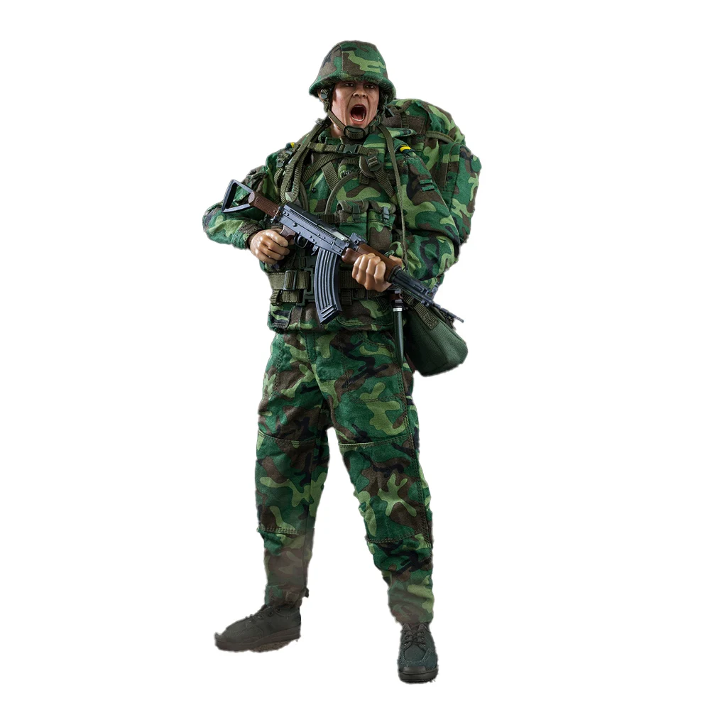 

In Stock Original Flagset 73027 Army Soul Series 90s Steel Division Soldier Assault 1/6 Male Soldier Action Model Art Collection