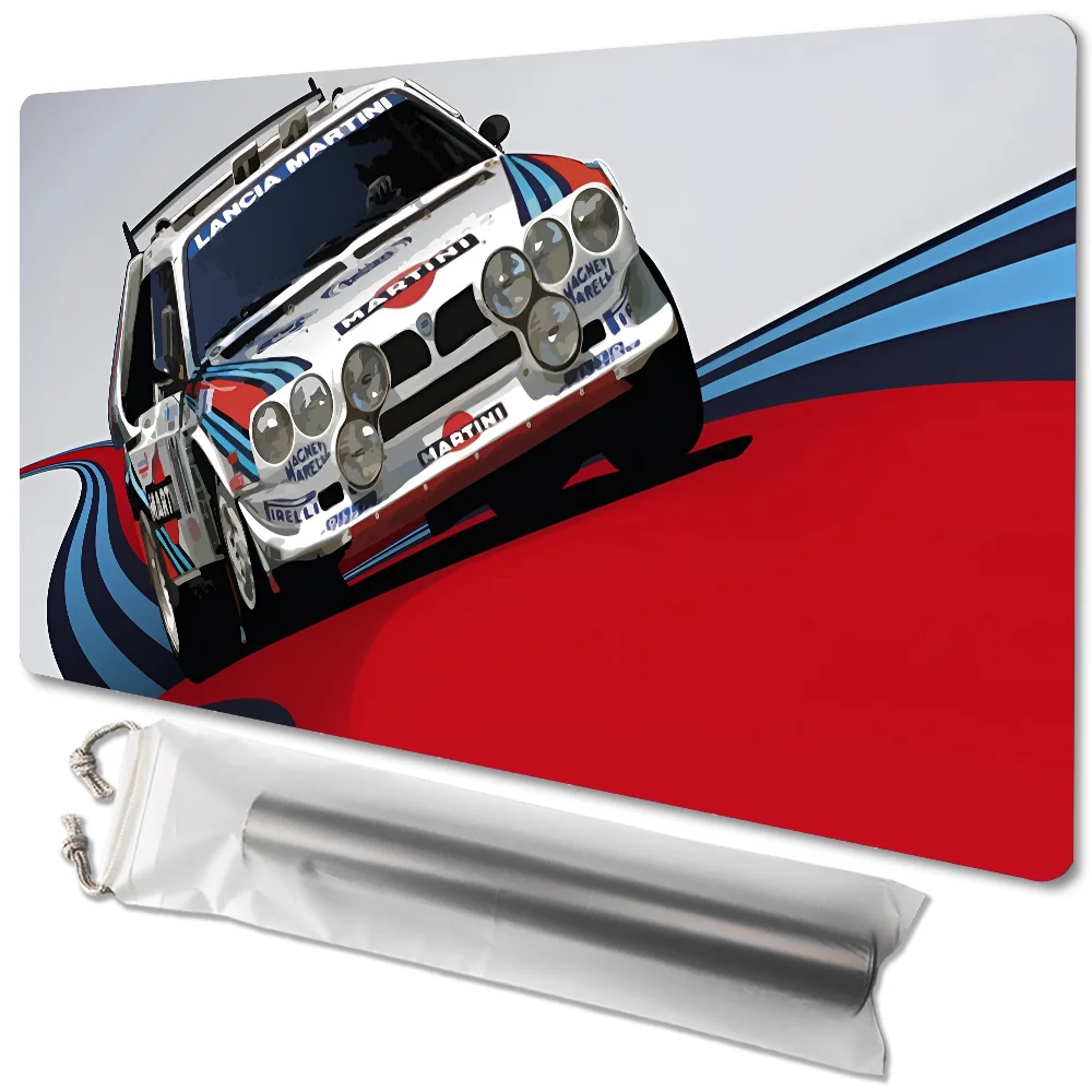 Martini Racing Car Logo Mousepad Mouse Mat Desk Mat With Pad Gaming Accessories Prime Gaming XXL Keyboard Pad Stitch Padding Mat