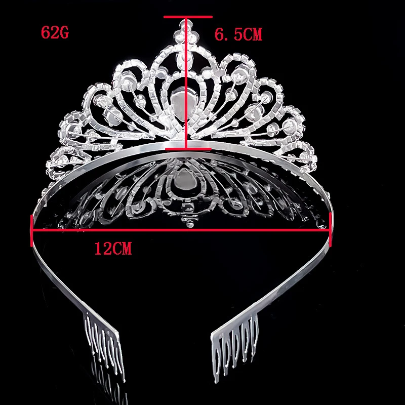 ZANLLOY2022 Crystal Bridal Tiaras and Crowns Princess Fashion Jewelry Women Headpiece Rhinestone Wedding Hair Accessories