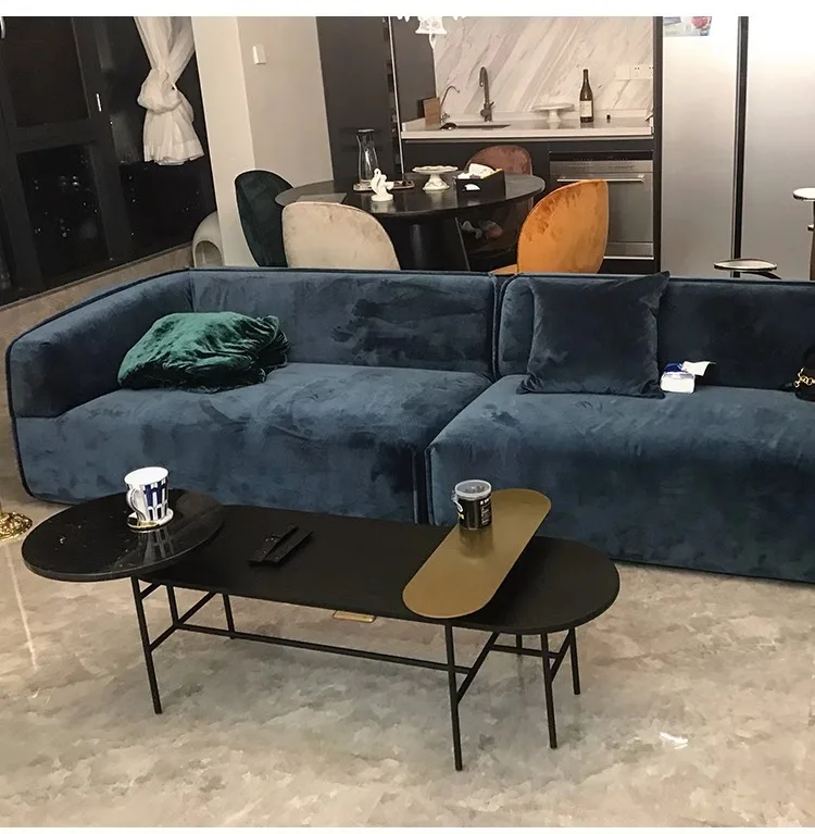 Mesa de centro estilo tambor moderno Mesa de centro de design italiano Mesas de centro de madeira