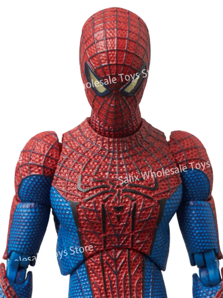 Ct Toys Mafex 001SpidermanPeter Parker Andrew Garfield The Amazing Spider-Man Shf Anime Action Figure Figurine Toys Customized