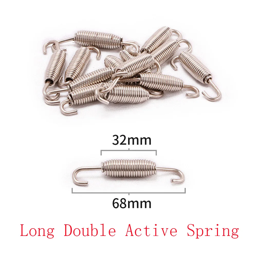 Motorcycle Exhaust Spring Pipe Motorcycle Exhaust Pipe Muffler Stainless Steel Spring Hooks Spring Retractor for Akrapovic