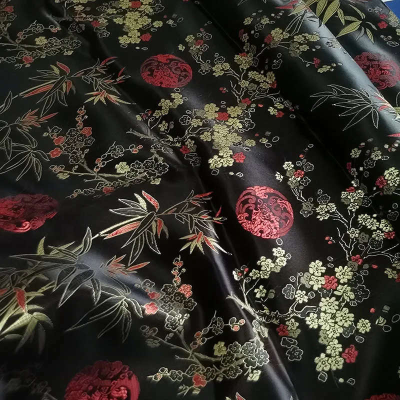 Black Metallic Jacquard Brocade Fabric,3D jacquard yarn dyed fabric for clothing,bedding,bag,curtainck