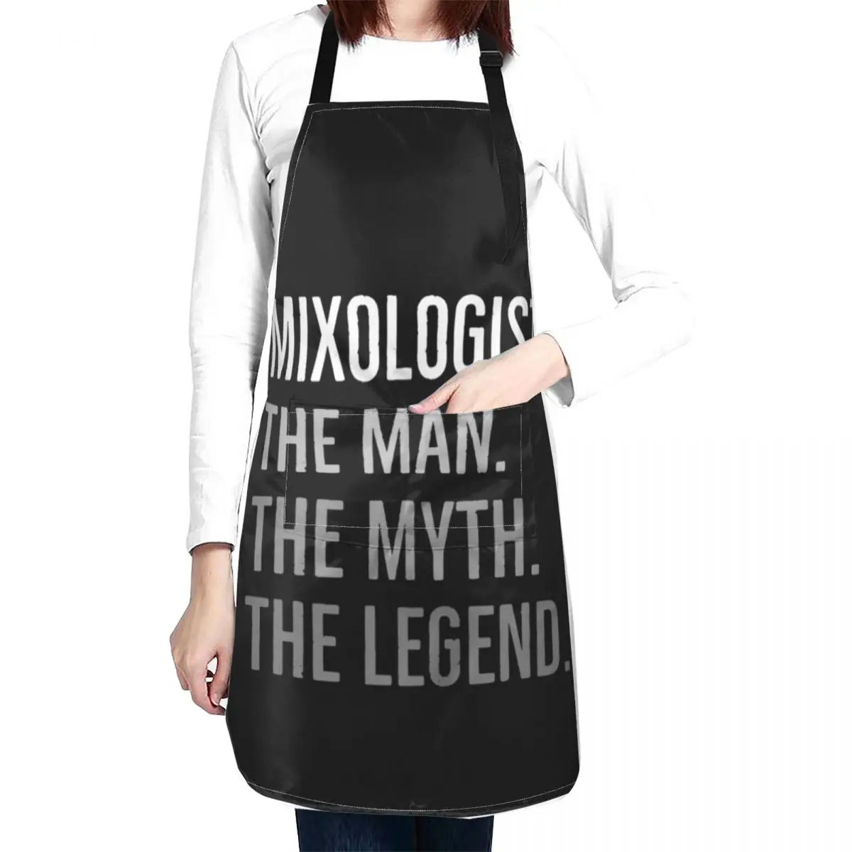 Mixologist The Man The Myth The Legend Bartender Gift Apron beauty master Women's Dress Hairdressing Apron