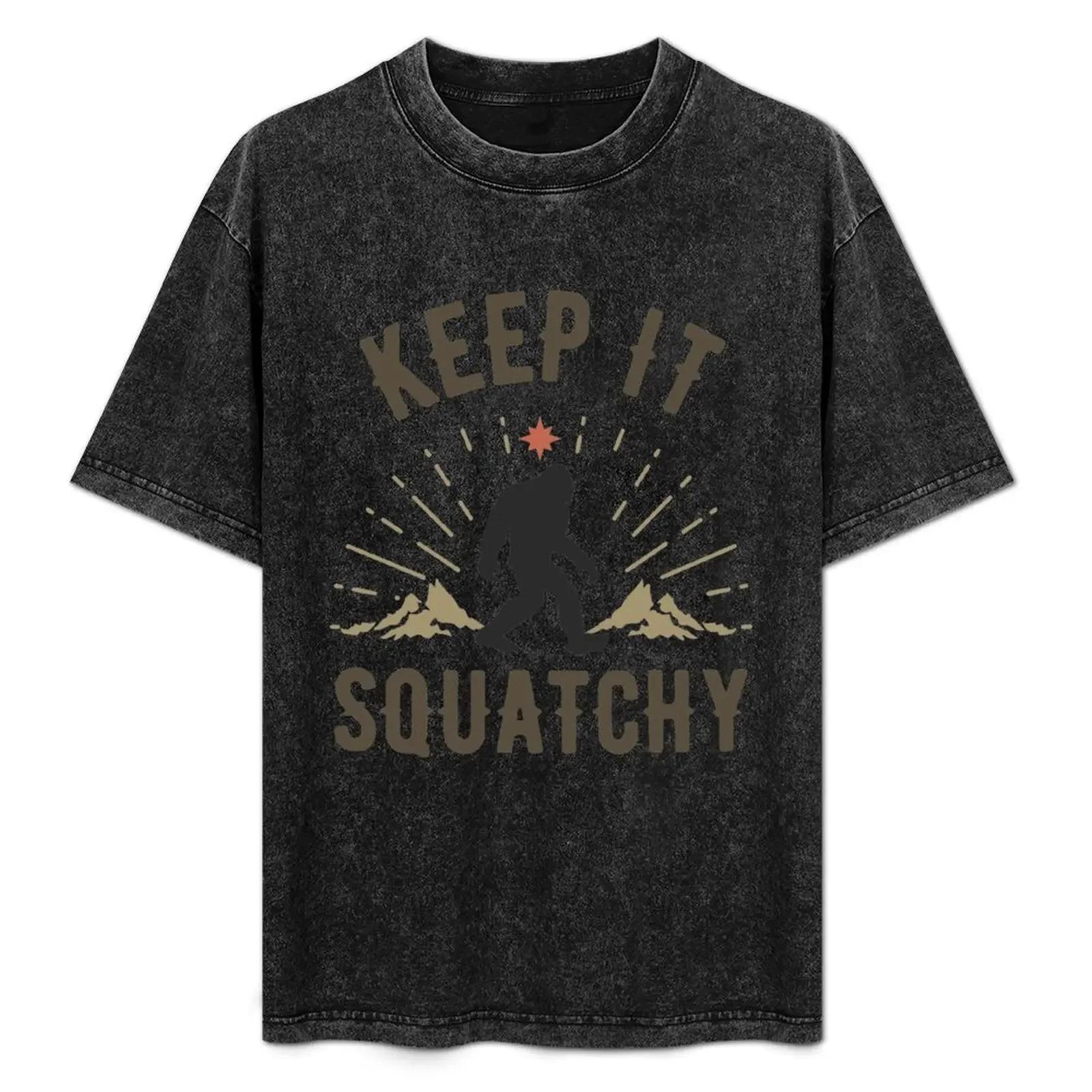 

Keep it Squatchy - Funny Bigfoot Sasquatch T-Shirt blacks vintage anime shirt street wear t shirt for men