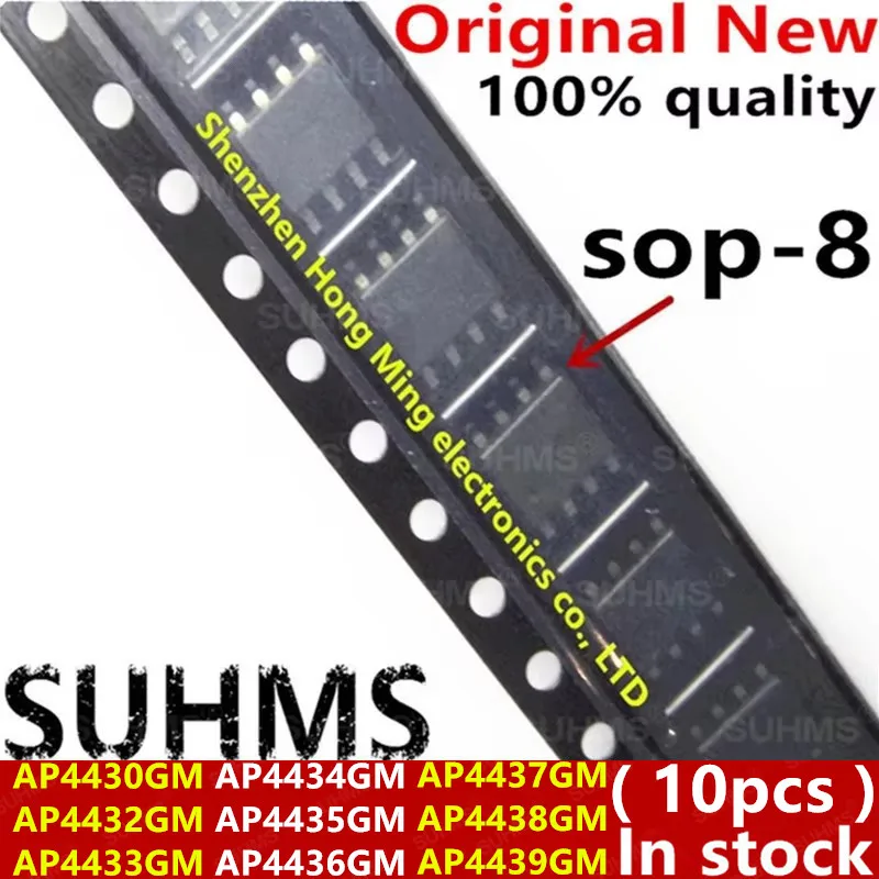 (10 potong) AP4430GM AP4432GM AP4433GM AP4434GM AP4435GM AP4436GM AP4437GM AP4438GM AP4439GM 4435GM sop8 100% baru